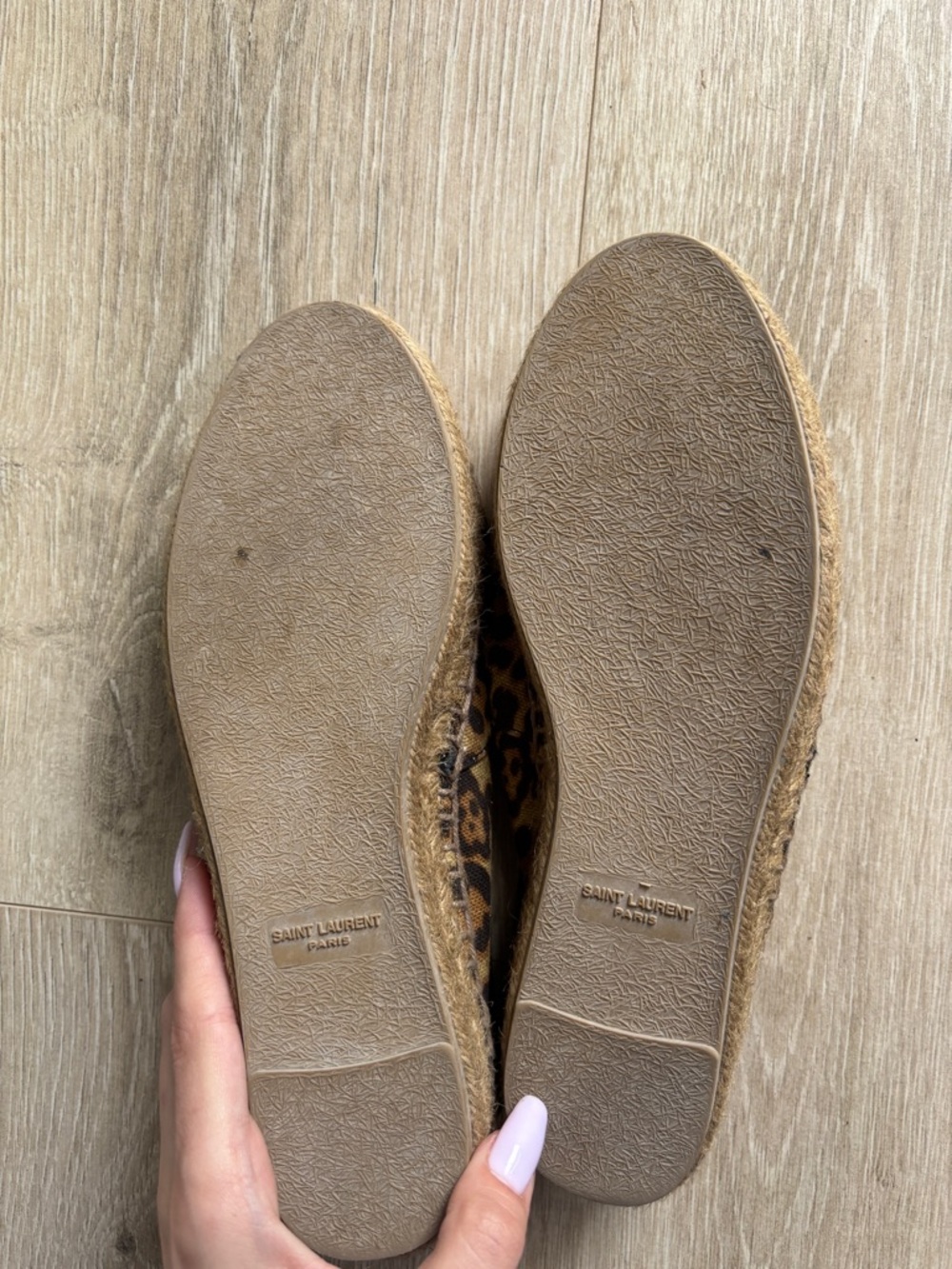 Saint Laurent Canvas Espadrilles - Leopard Print with YSL logo Size 36 - Picture 6 of 8